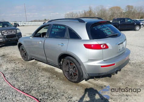 2004 Infiniti Fx35 z USA, uszkodzony, nr VIN JNRAS08UX4X106491